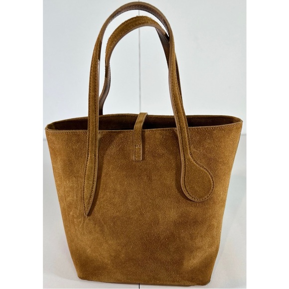 Little Liffner Sprout Tote Mini Chestnut Suede - Picture 6 of 15